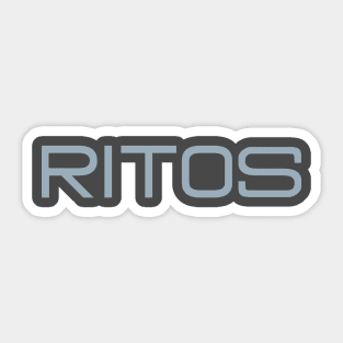 RITOS excersise T-Shirt Sticker